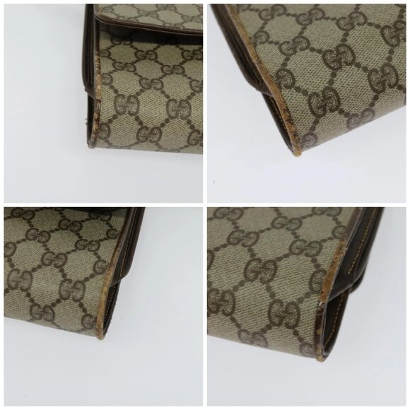 GUCCI GG Supreme Shoulder Bag PVC Beige Gold 904 02 050 Auth ep10265 - Picture 14 of 16